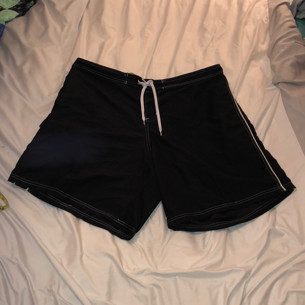 Women’s Plus Size Swim Shorts Black 3X